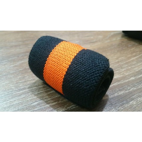 Orange & Black Wrist Wraps (Pair)