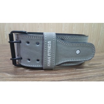 POWER-BELT-GREY-BLACK-AMARA-10MM DOUBLE PRONG