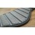 Grey Nylon Weight Lifting Belt